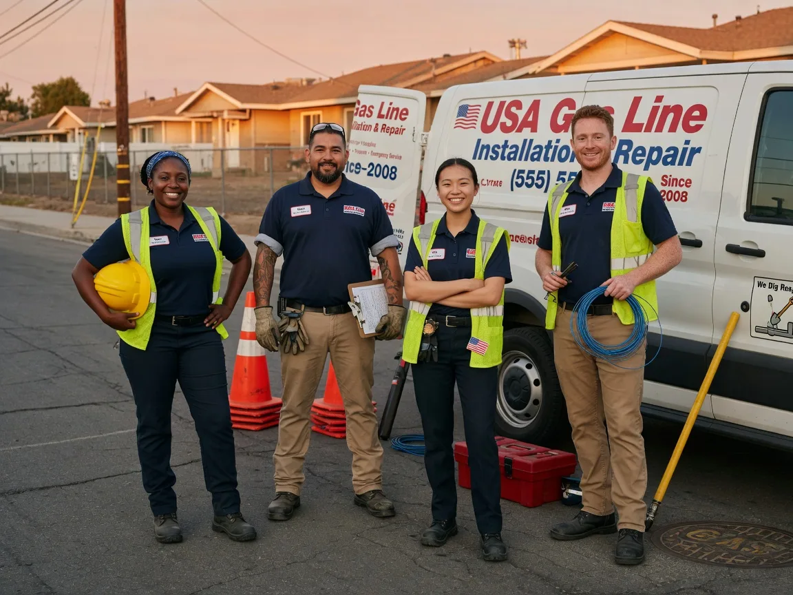 Gas Line Installation company in Inman, KS